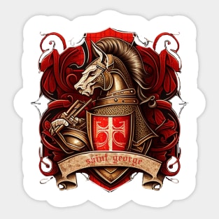 Slaying Dragons: The Saint George Edition T-shirt Sticker